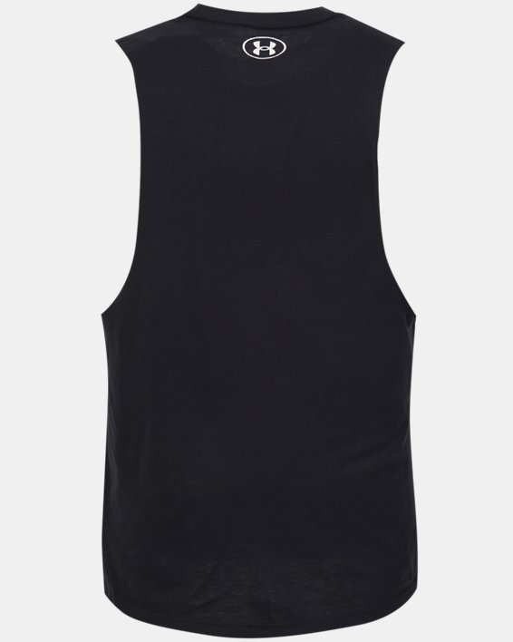 Men's Project Rock Payoff Graphic Sleeveless in Black image number 6